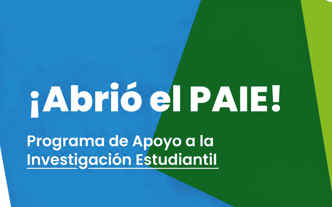 Convocatoria PAIE 2026 para estudiantes